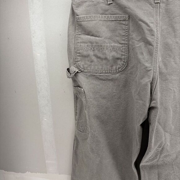 Carhartt B11 DES - Beige Men’s Canvas Work Pants Dungaree Fit 38x29 Straight Leg - Picture 4 of 7